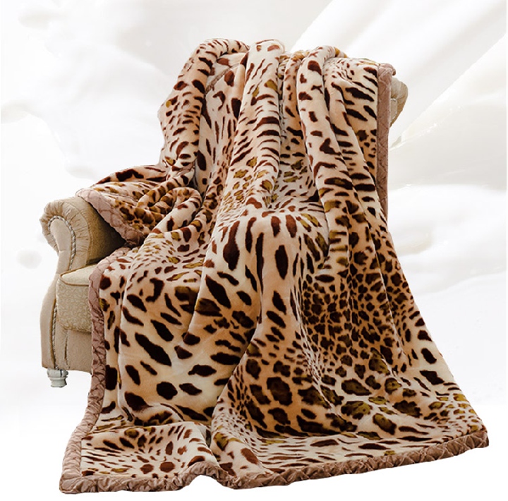 Super soft Raschel double-layer thick cloud blanket